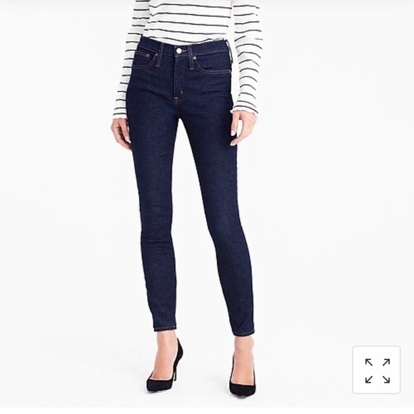 J Crew 9" high-rise toothpick jean